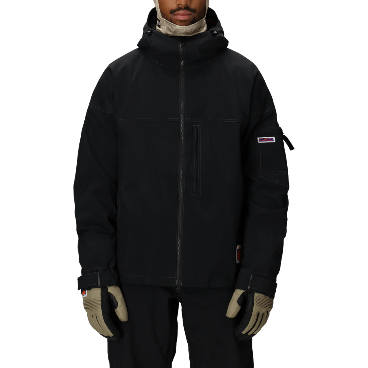 686 Men's Dojo Shell Jacket 2026 Black - Image 2