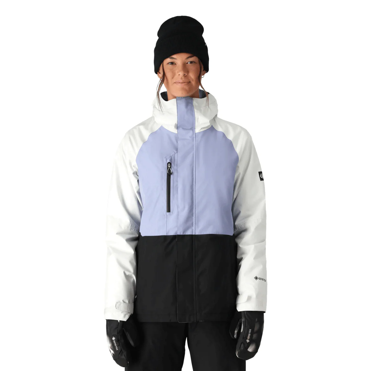 686 Women's Willow Gore-tex Jacket 2025 Purple Impression Colourblock