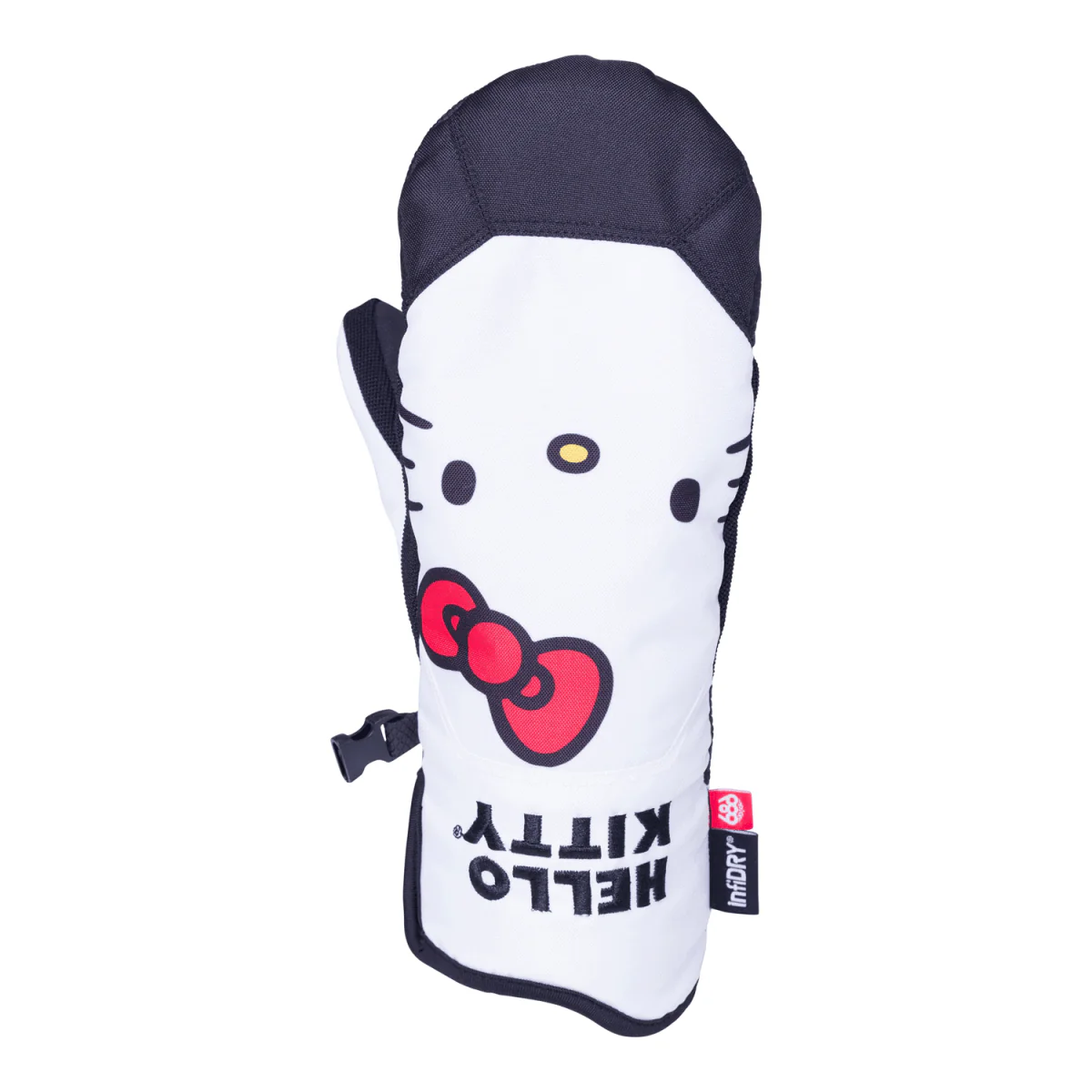 686 Women's Revel Mitt Hello Kitty White