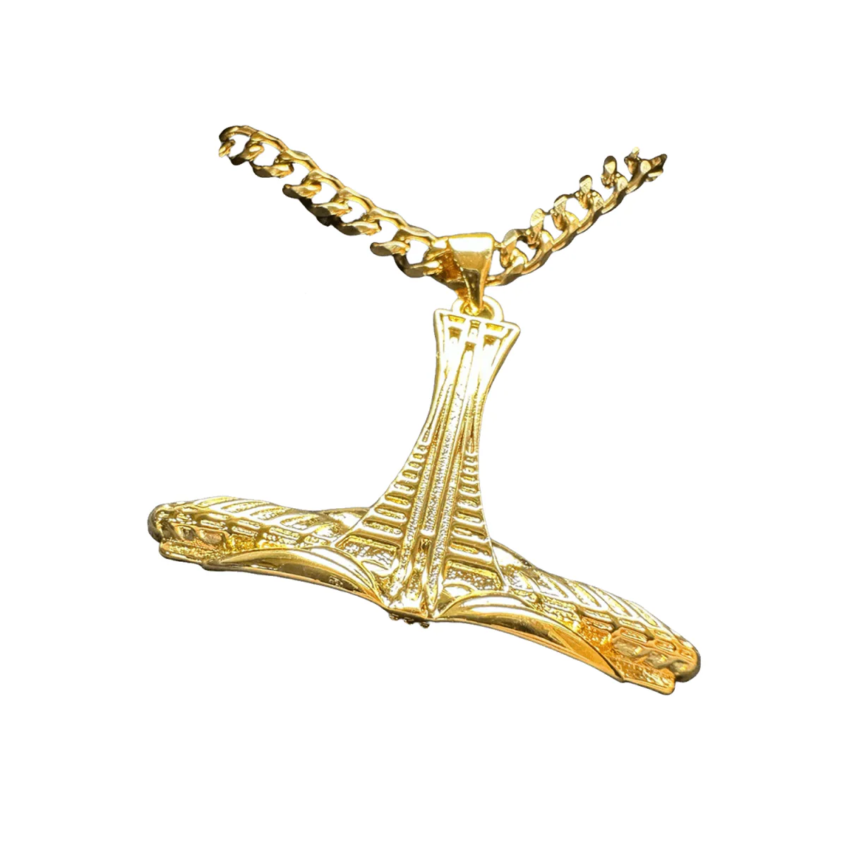 Ace Big O Necklace Gold