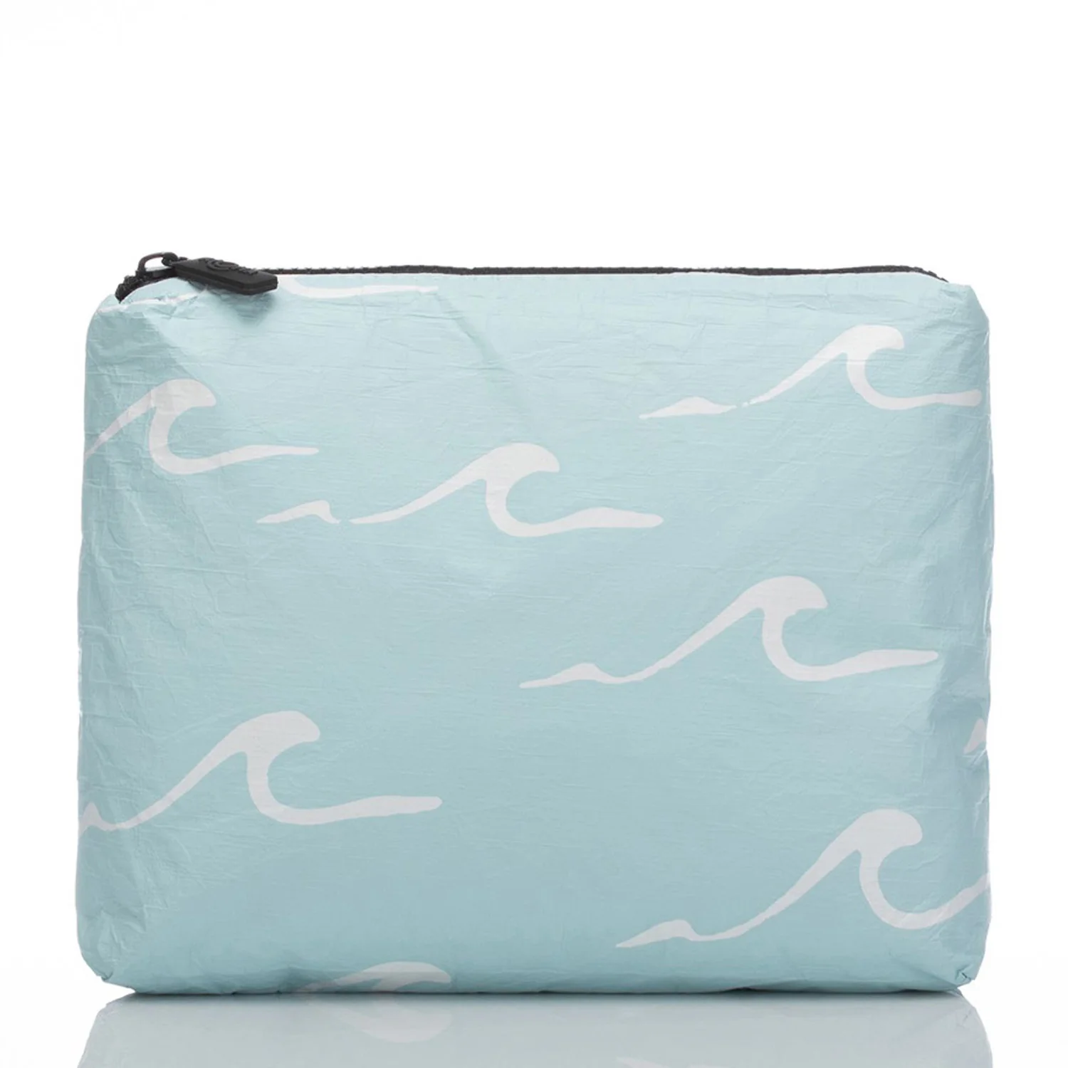 Aloha Seaside Small Pouch - White on LeMU Blue