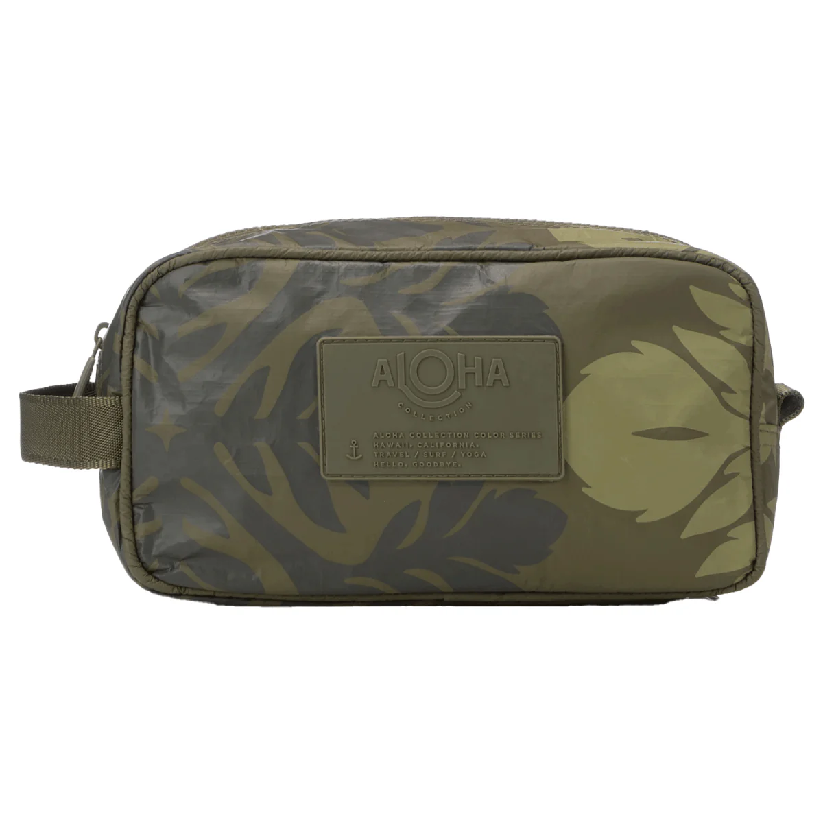 Aloha Awapuhi Dopp Kit Mauka on Olive