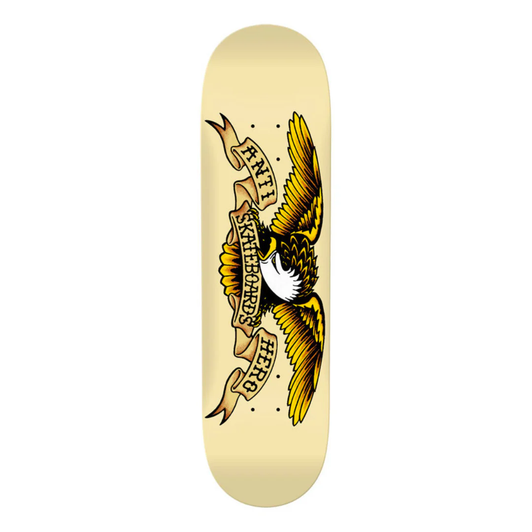 Antihero Classic Eagle Skate Deck Olive 8.62"