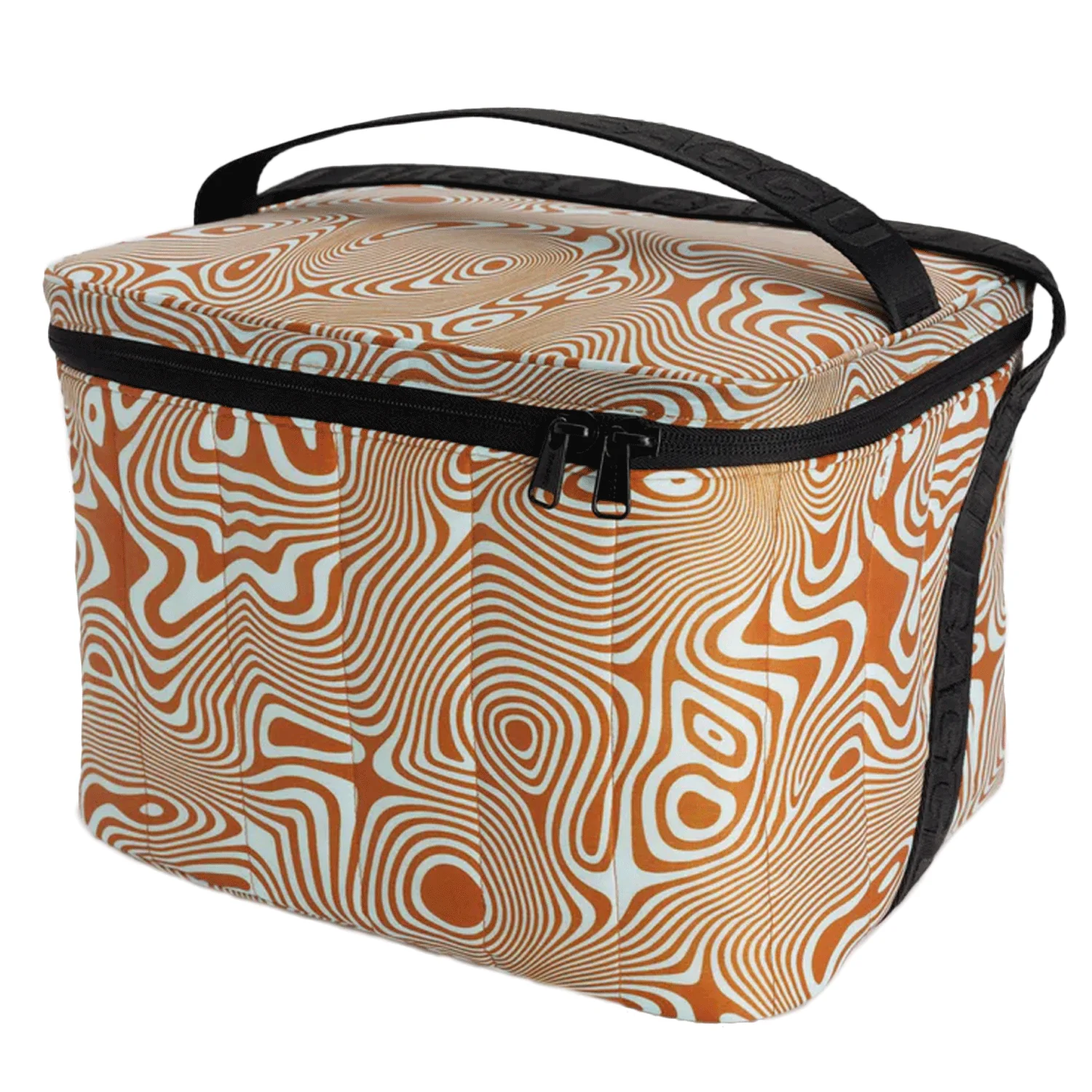 Baggu Puffy Cooler Bag Trippy Swirl Pool