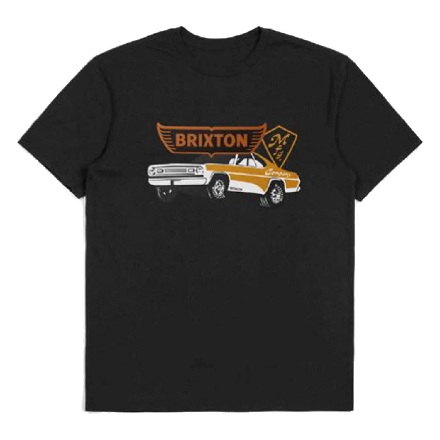 Brixton Men's Barona S/S T Shirt Black
