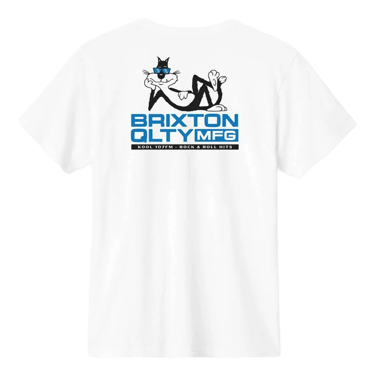 Brixton Men's Cool Cat S/S Shirt White