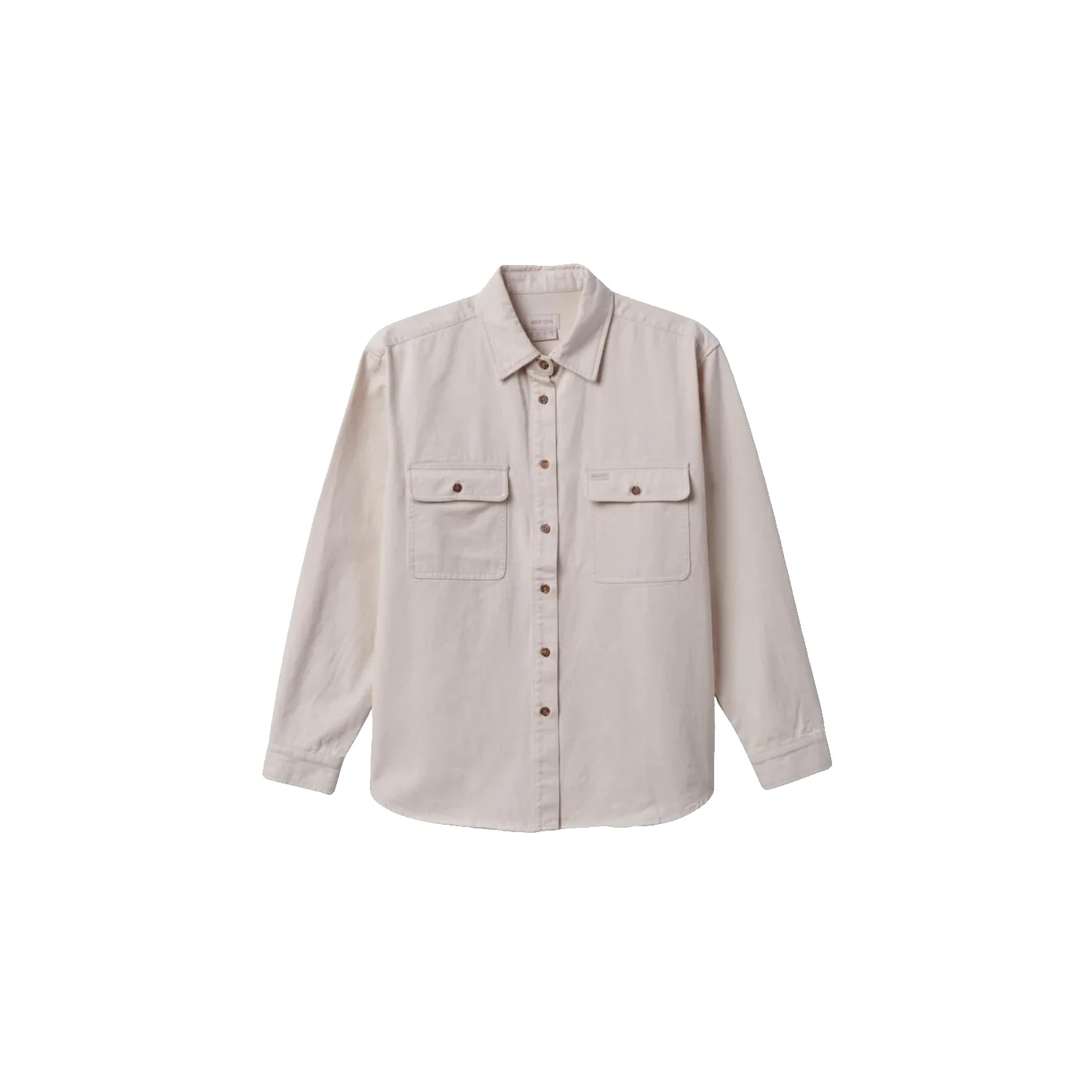 Brixton Women's Bowery Boyfriend Overshirt Natural