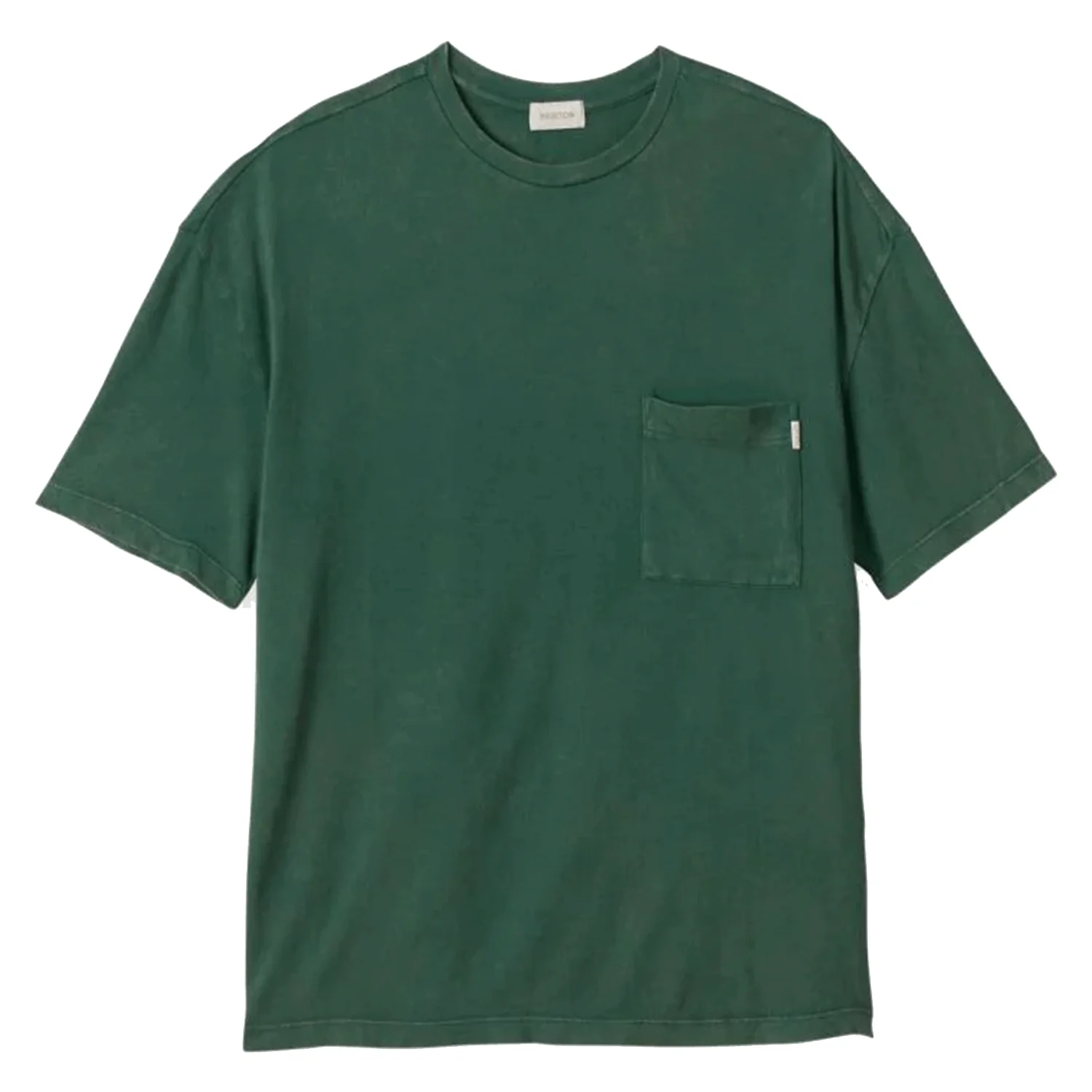 Brixton Women's Carefree Oversized Boyfriend Pocket Tee Pine Needle