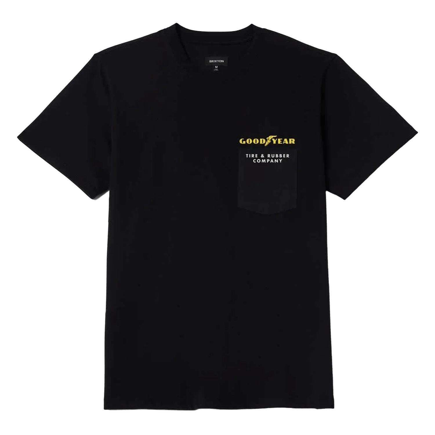 Brixton x Goodyear Men's Service Pocket T Shirt Black
