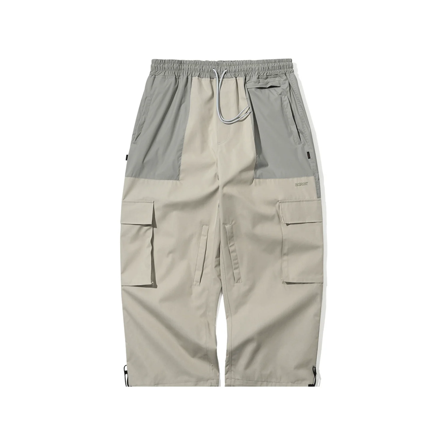 Bsrabbit Big Cargo Super Wide Ventilation Pant Khaki Beige