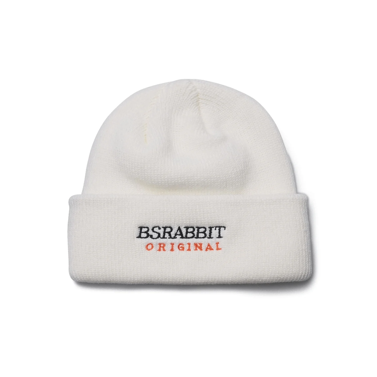 Bsrabbit Logo Beanie White