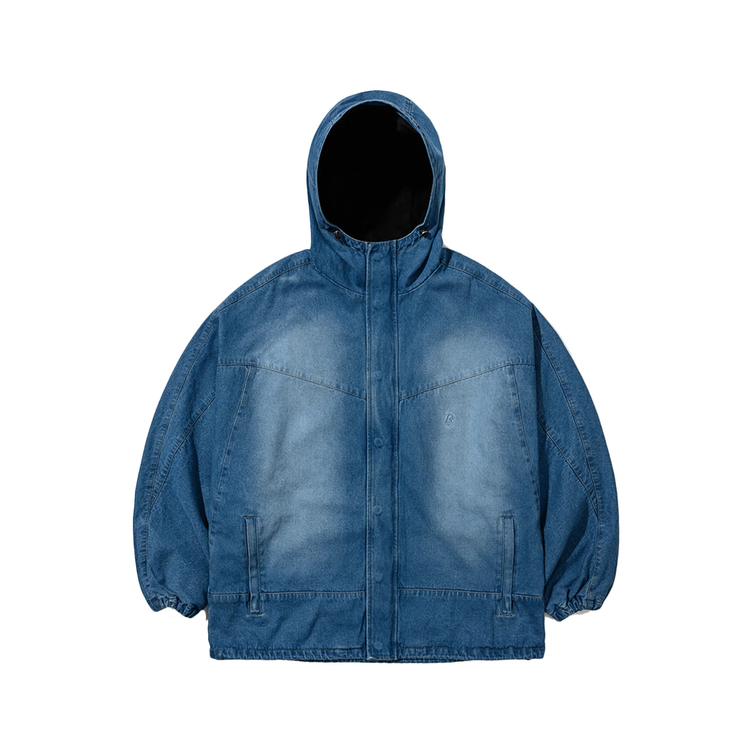 Bsrabbit Wax Real Denim Hooded Jacket Real Denim