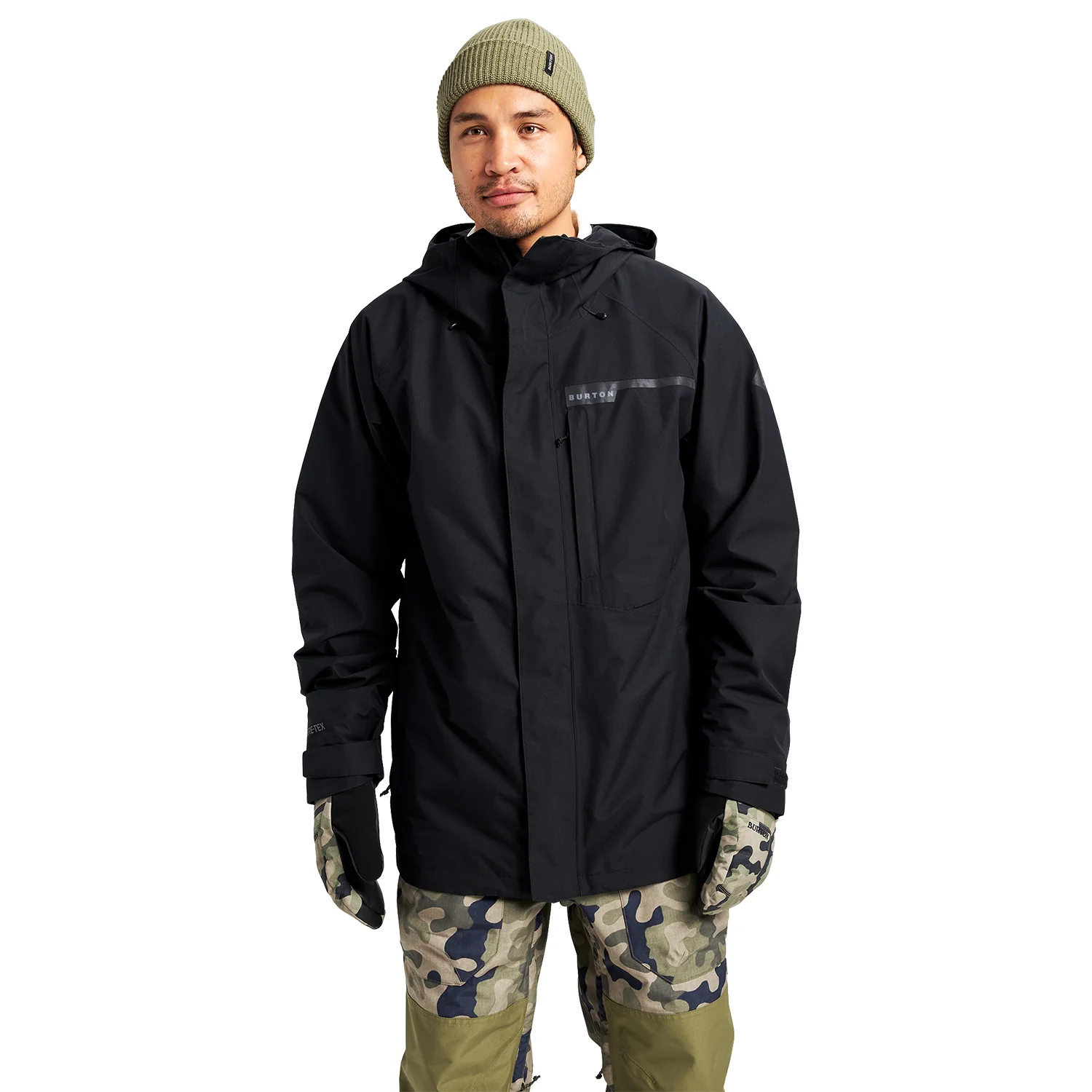 Burton Men's Powline 2L Gore‑Tex Jacket 2024 True Black