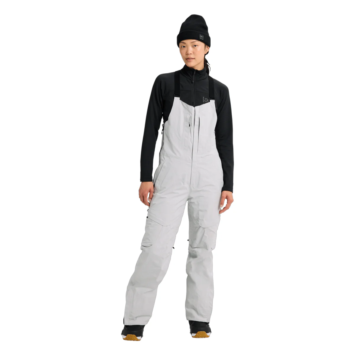 Burton Women's [ak] Kimmy Gore-Tex 2L Bib Pant 2026 Gray Cloud