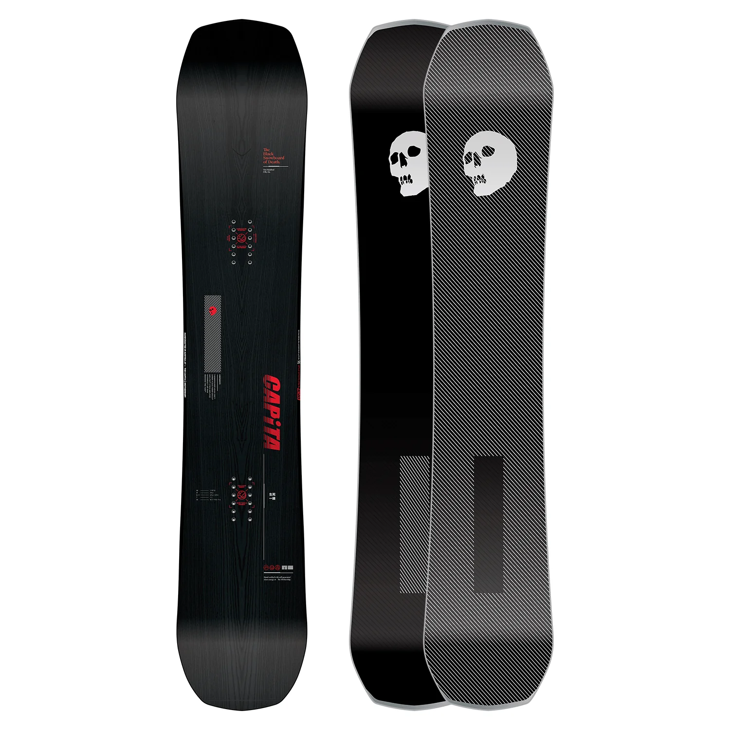 Capita Men's Black Snowboard Of Death Snowboard 2024