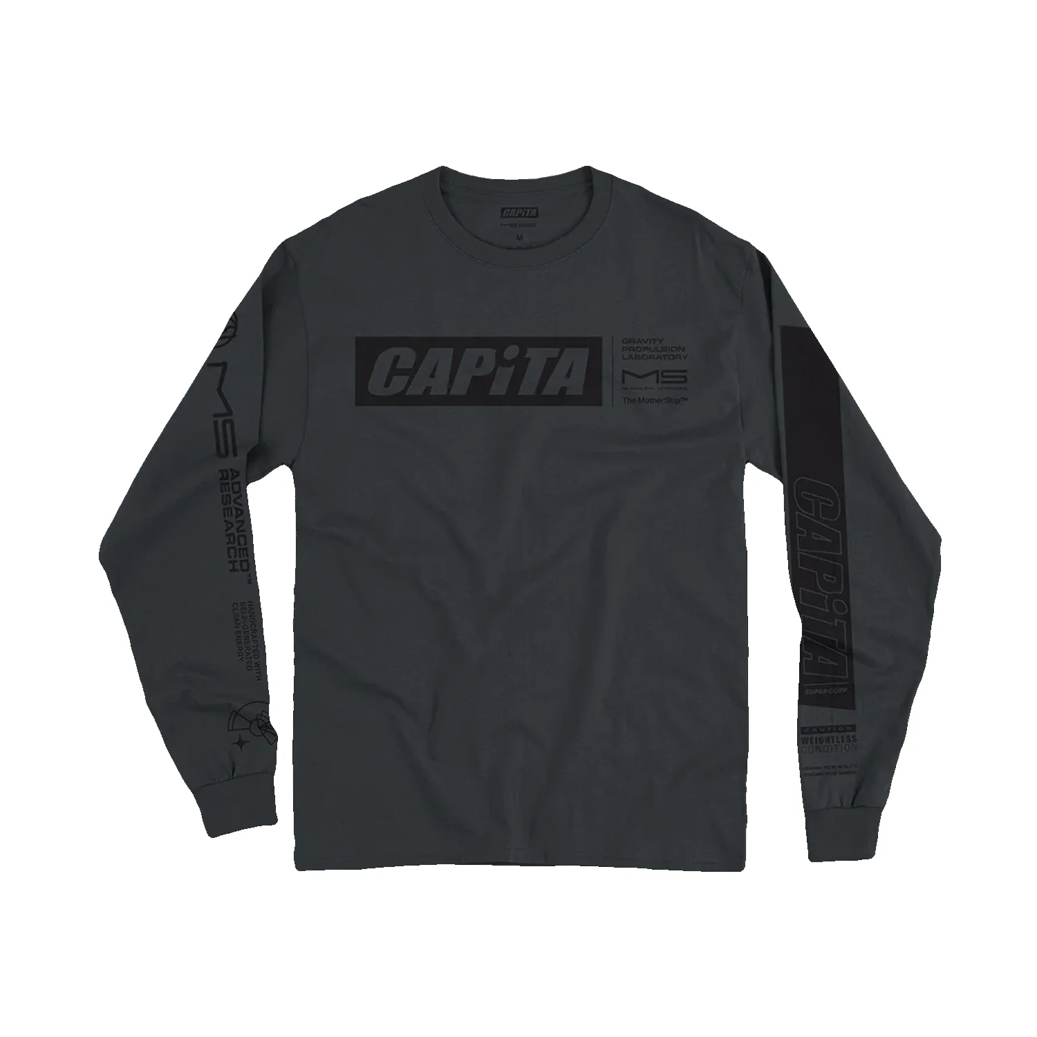 Capita Mothership L/S Top Charcoal