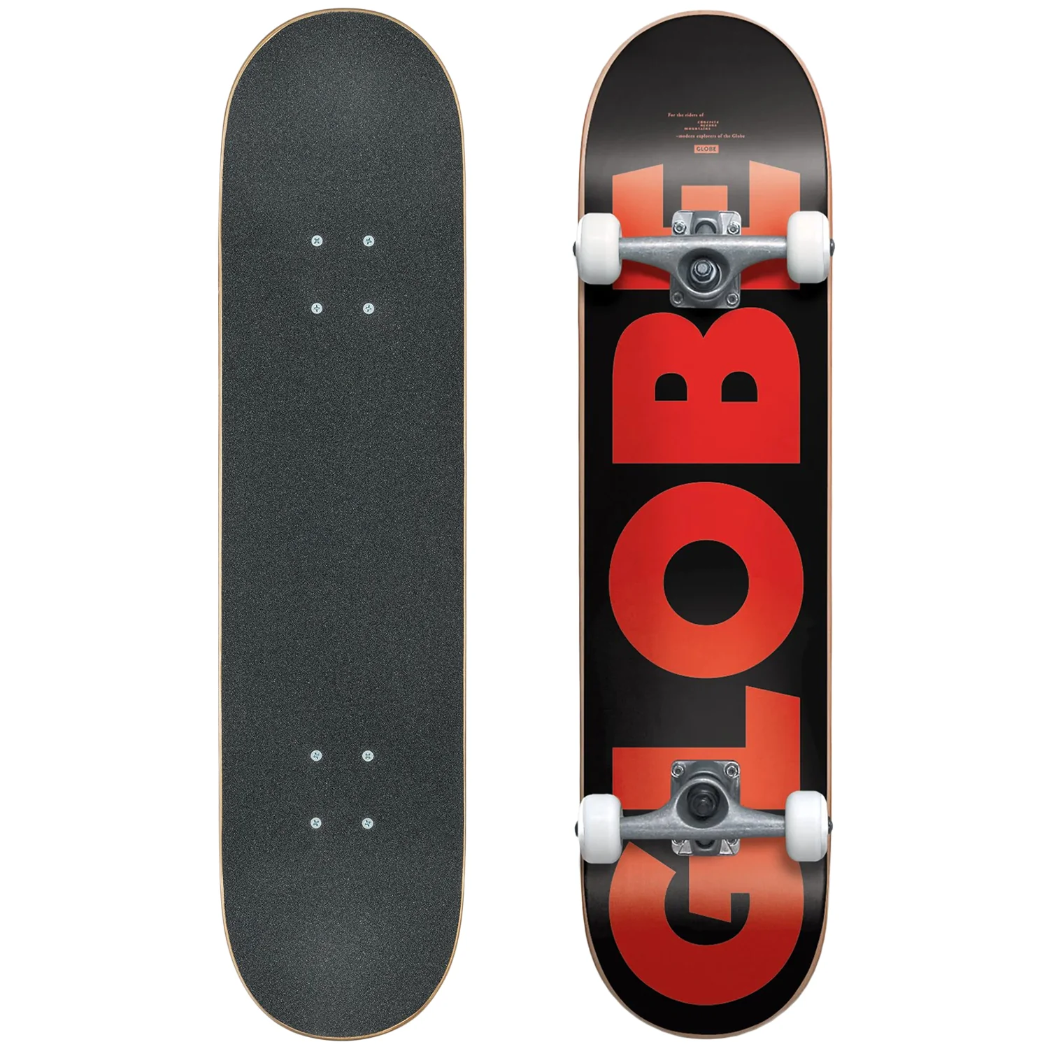 Globe G0 Fubar Skate Complete Black/Red 7.75"
