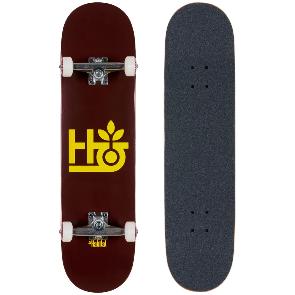Habitat Pod Burgundy 8.25" Skate Complete