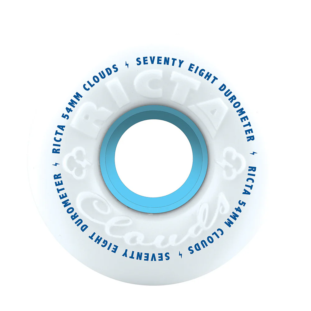 Ricta Clouds White (78A) Skate Wheels 54mm