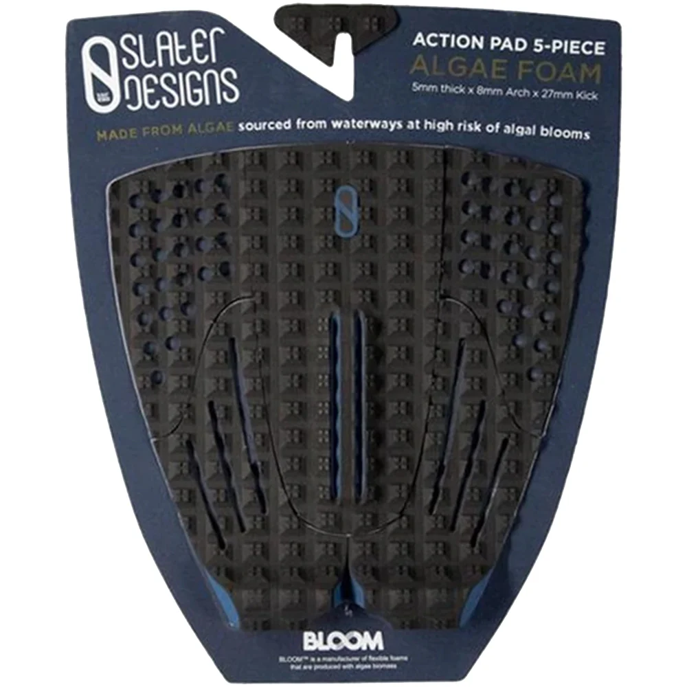 Slater Designs 5 Piece Action Traction Pad Black/Blue