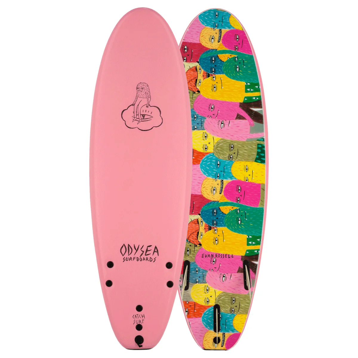 Catch Surf Odysea Log Surfboard Evan Rossell White 7'0"