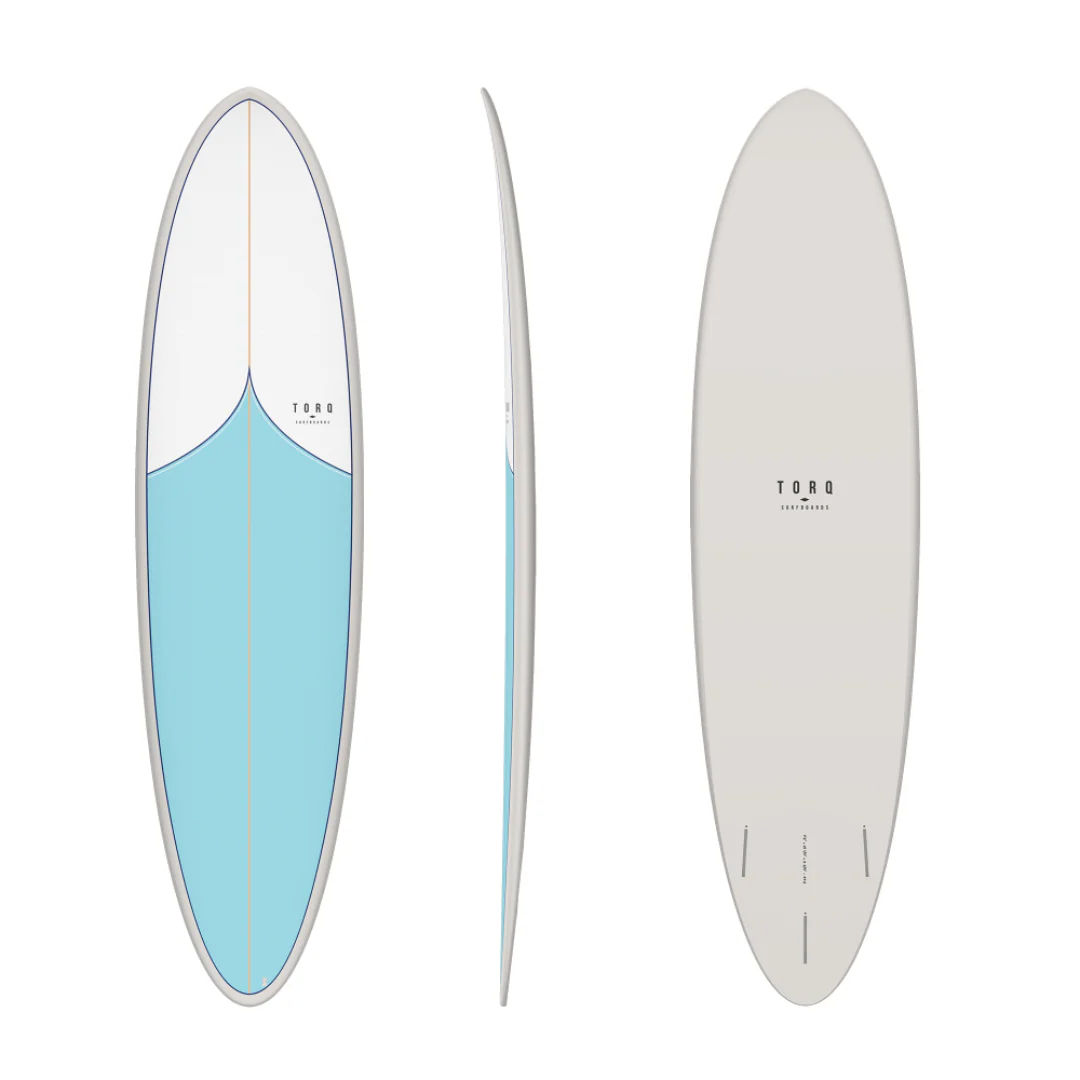 Torq Mod Fun TET Surfboard Blue Vortex Pattern 7'6"