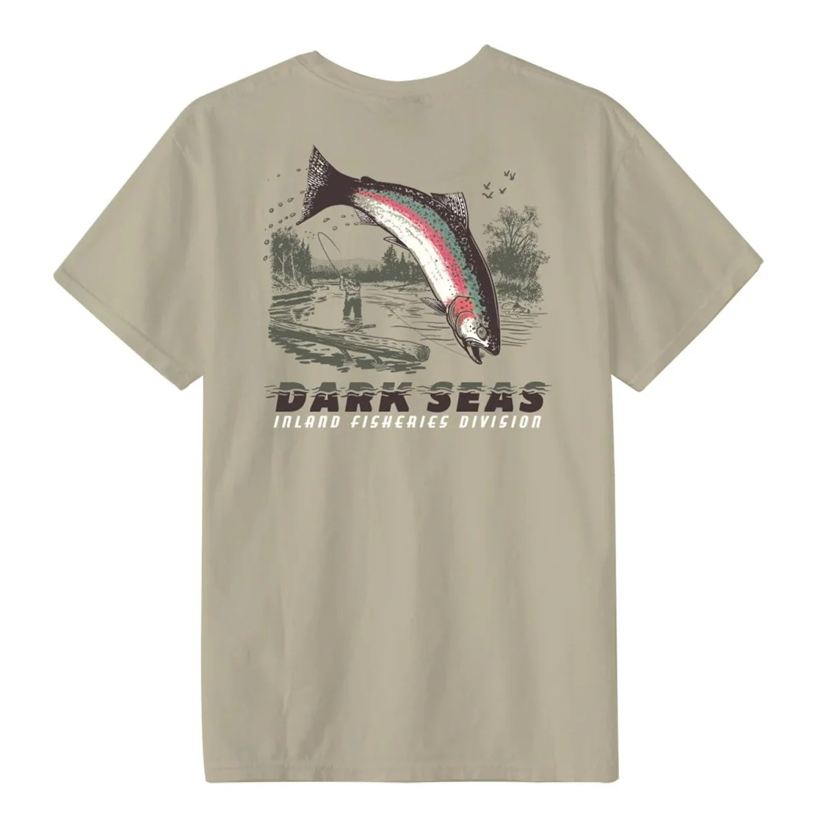 Darkseas Men's Rainbow Pigment T-Shirt Tidal Foam