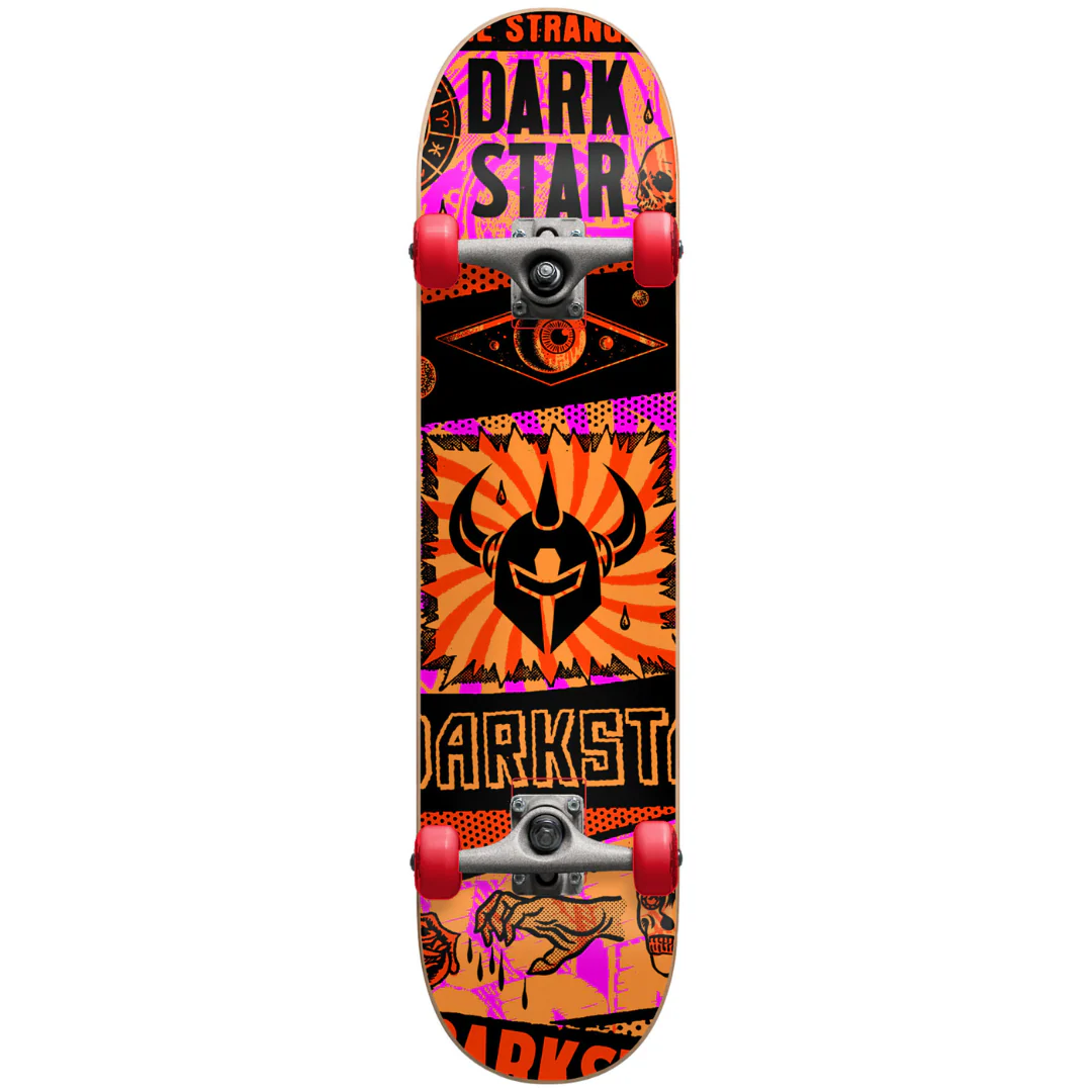 Darkstar Collapse FP Skate Complete Orange 7.875"