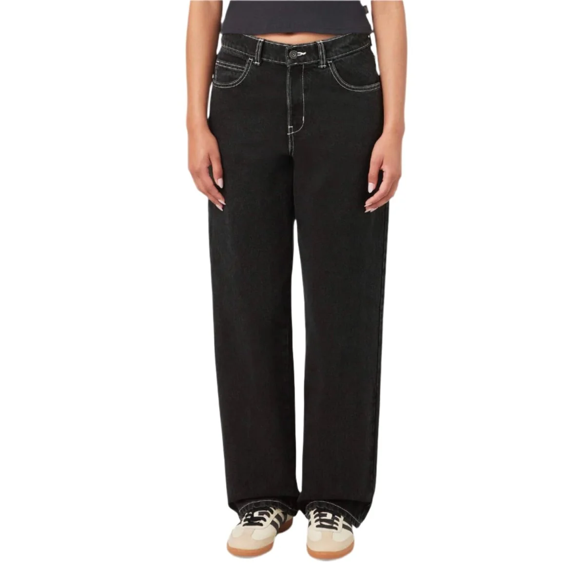 Dickies Women's Herndon Denim Pant Black Wash