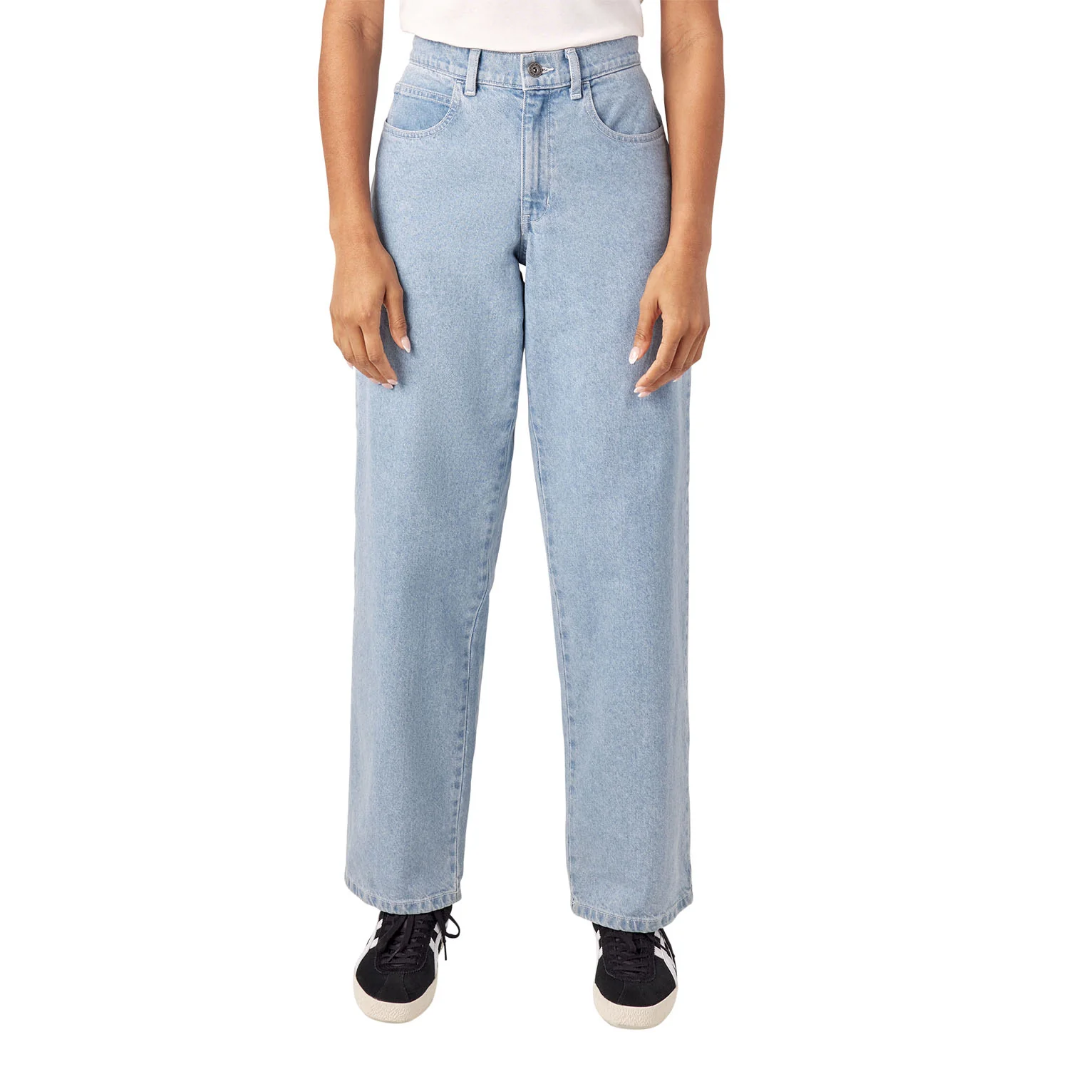Dickies Women's Herndon Denim Pant Denim Vintage Wash