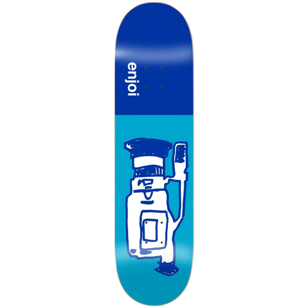 Enjoi Glitch R7 Skate Deck Blue 8.5"