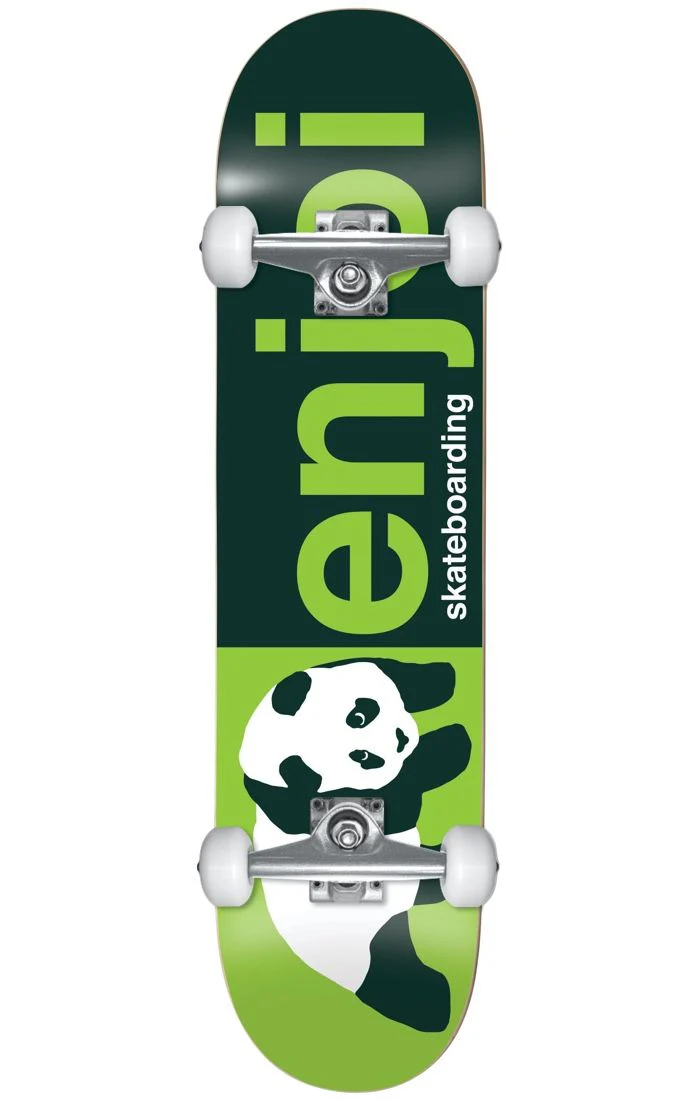 Enjoi Half And Half FP Green 8" Skateboard Complete