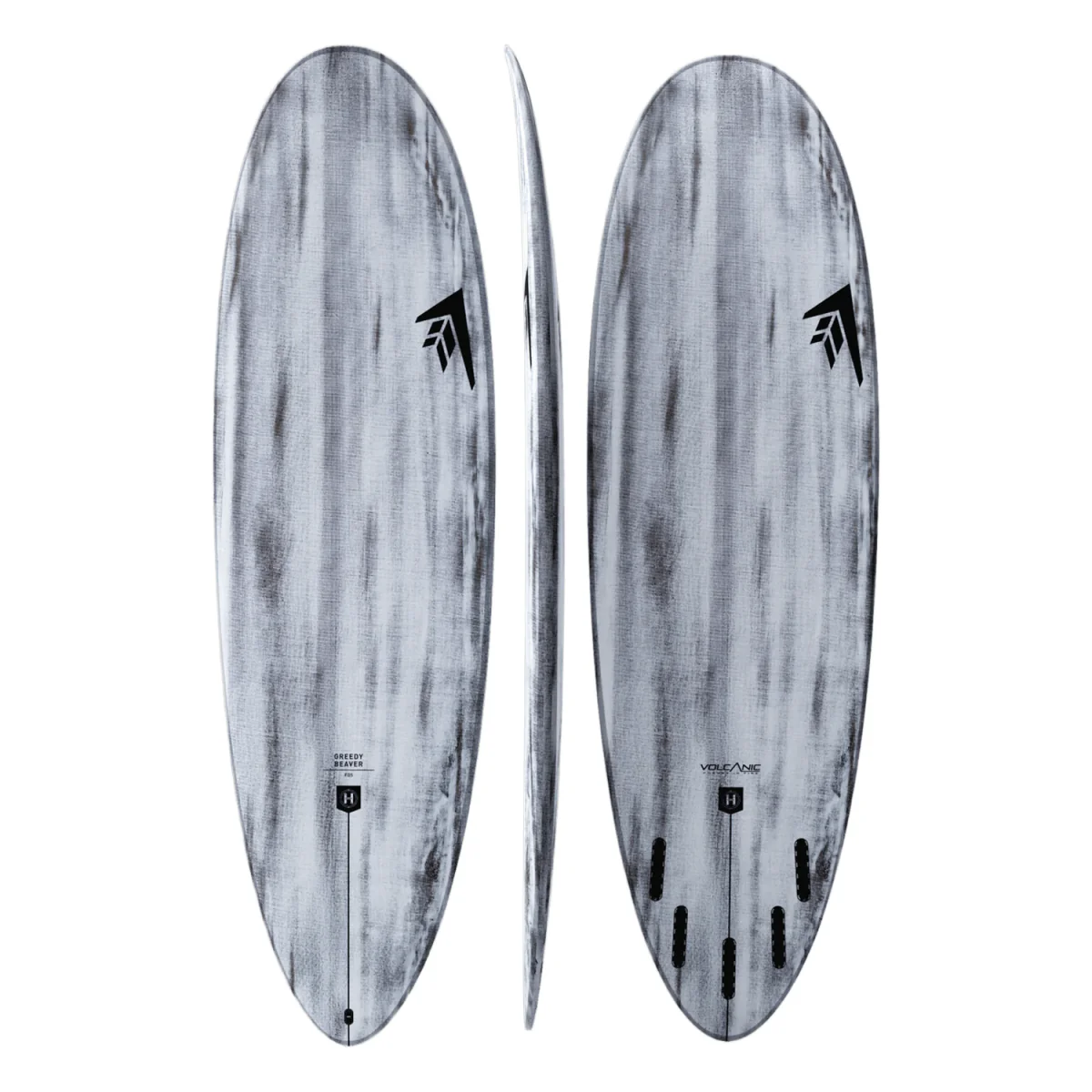 Firewire Greedy Beaver Surfboard Volcanic 6'6" Futures