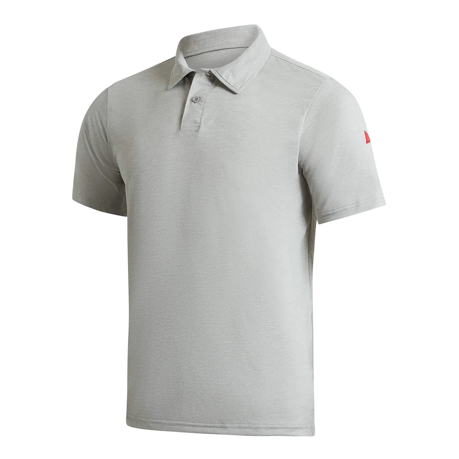 Florence Marine X Men's Airtex Collared S/S Shirt Light Heather Grey