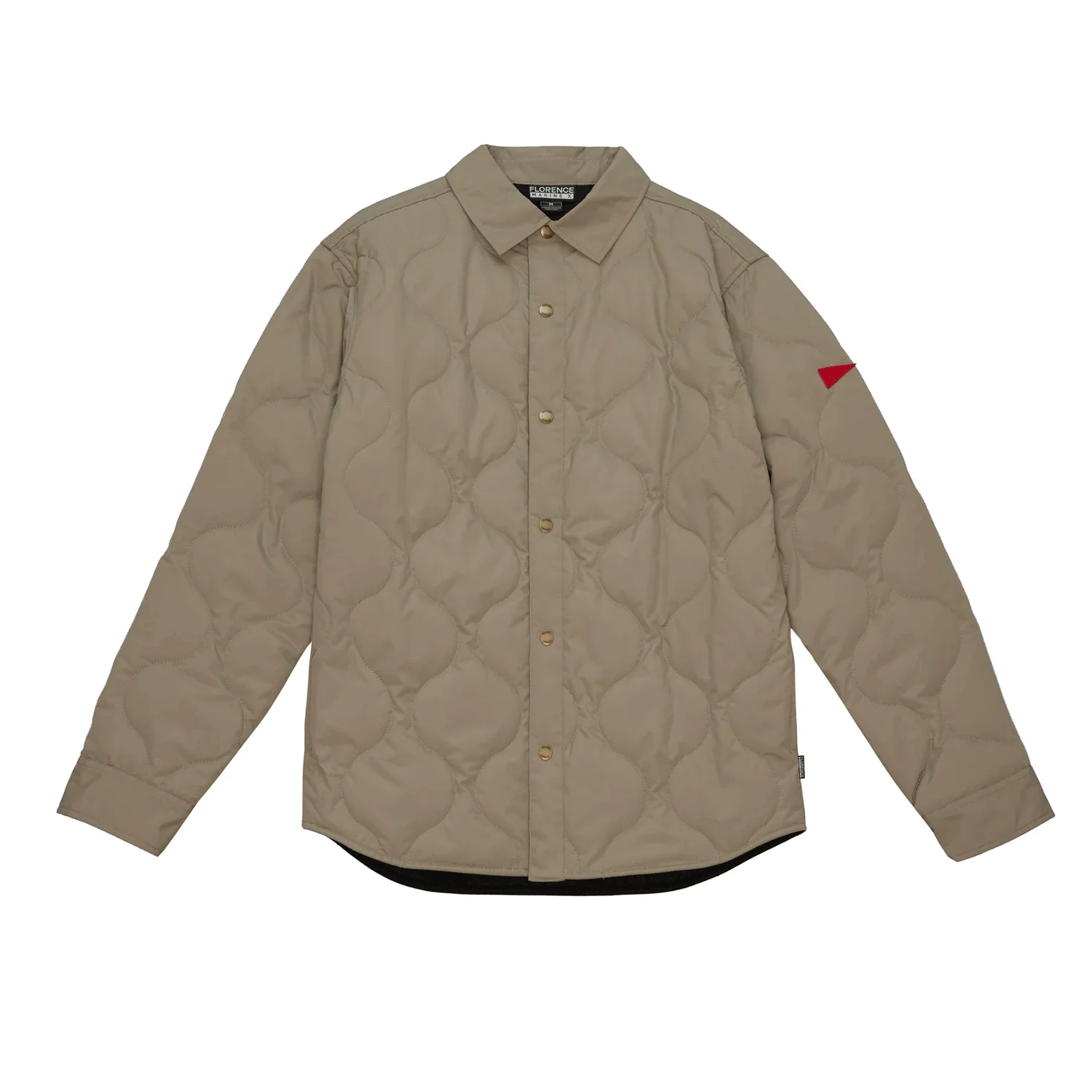 Florence Marine X Men's Quilted Primaloft Jacket Vintage Khaki