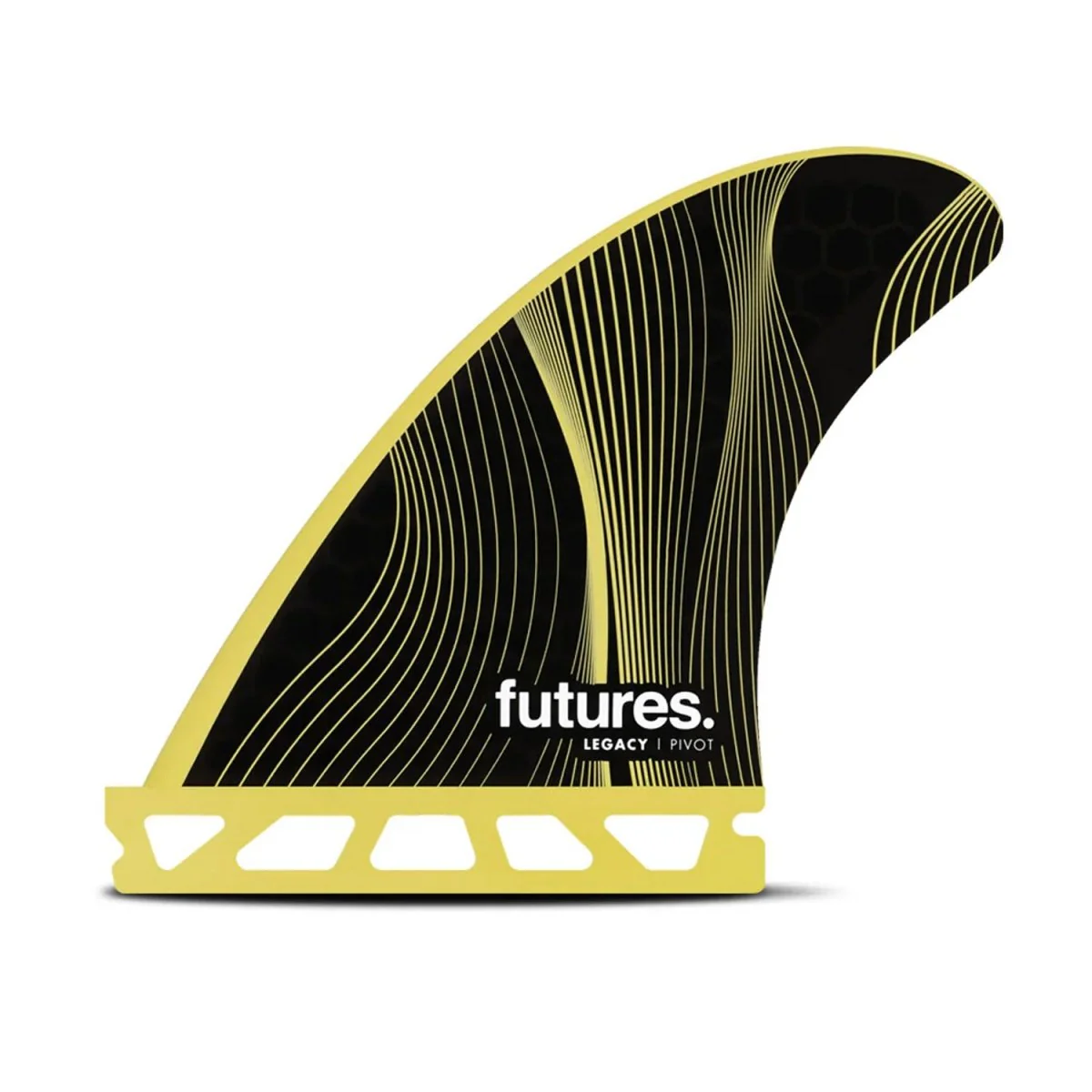 Futures Thruster P6 Honeycomb Surf Fins Yellow M