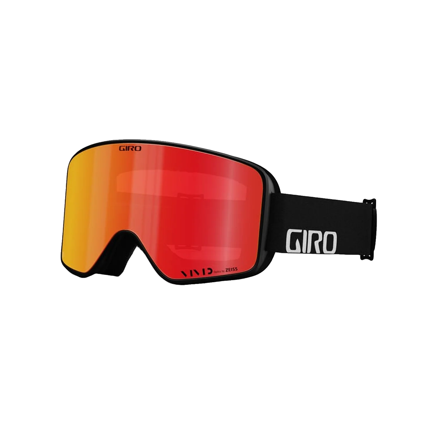Giro Method Low Bridge Fit Goggles Black Wordmark/Vivid Ember