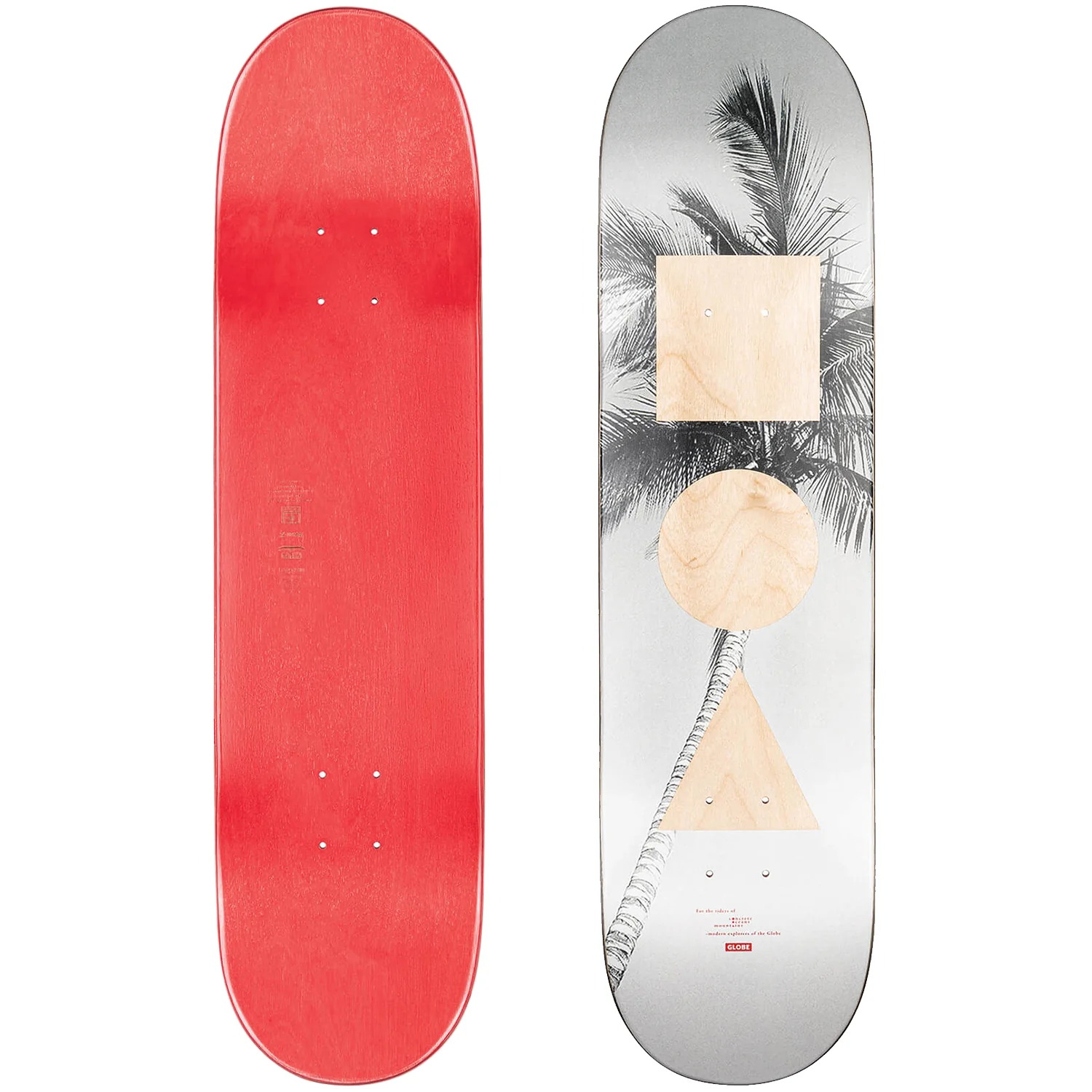 Globe G1 Stack Skate Deck Lone Palm 8"