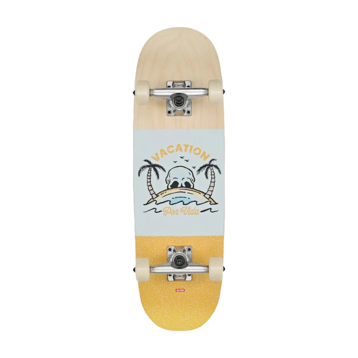 Globe Kids Softie Mini Skate Complete Natural/Por Vida 7.9"
