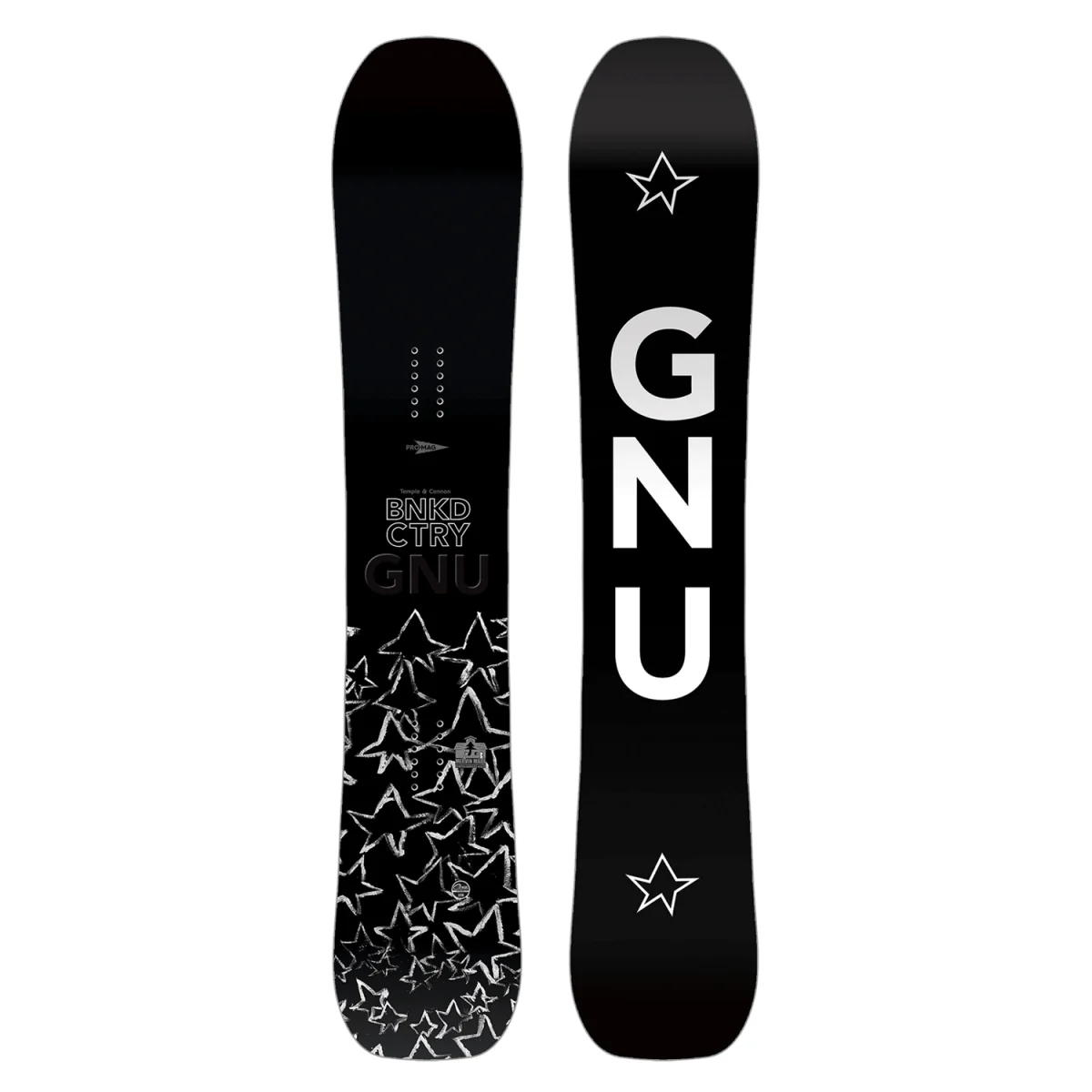 Gnu Men's Banked Country Snowboard 2025