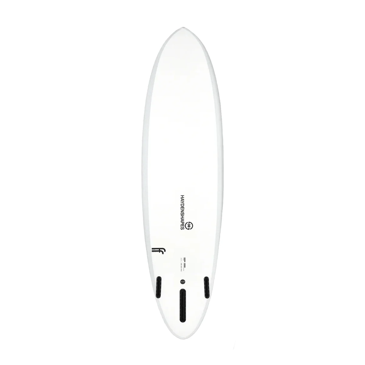 Hayden Shapes New Wave Mid Surfboard Future Flex 7'6" Black Futures - Image 2