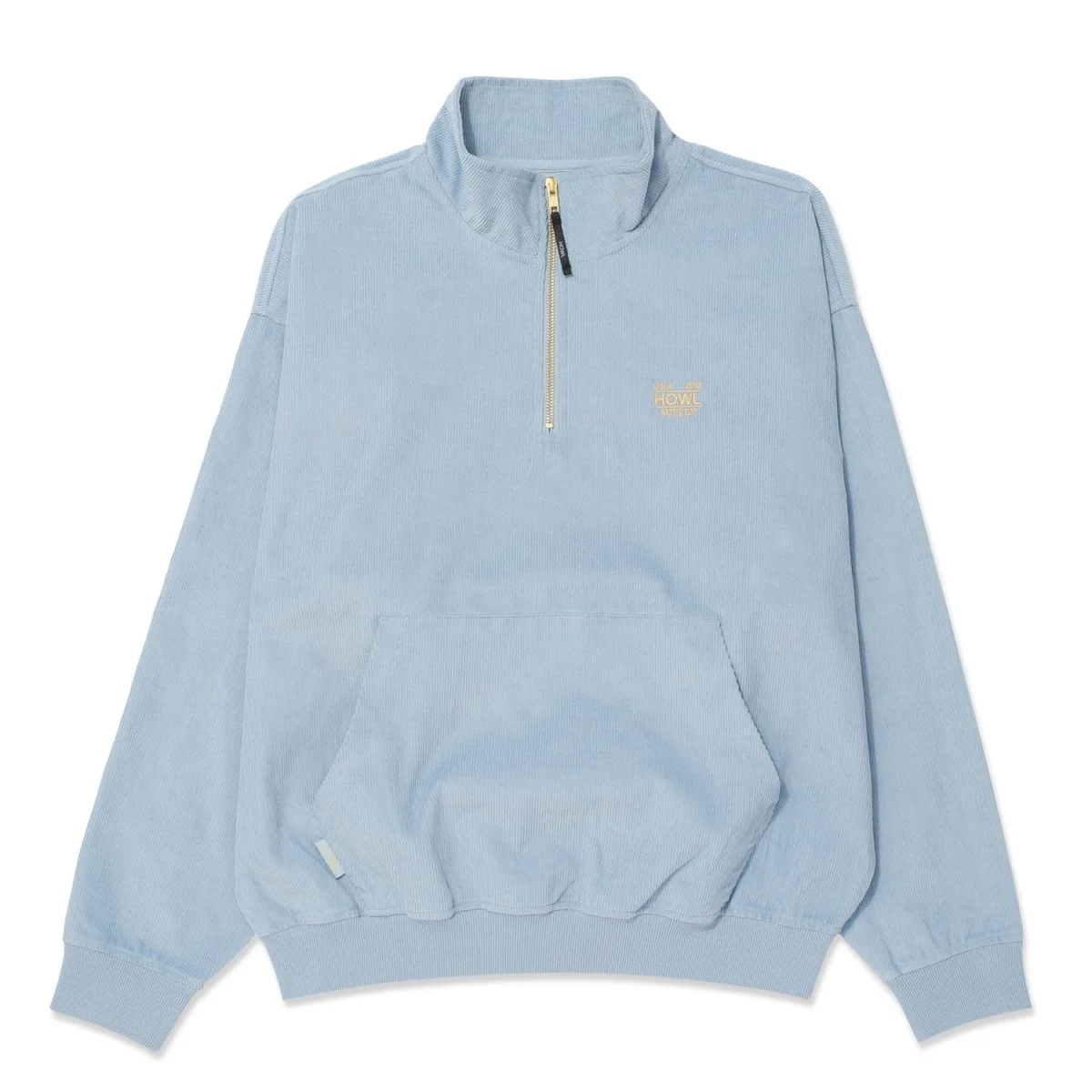 Howl Corduroy Half Zip Fleece 2025 Uniform Blue