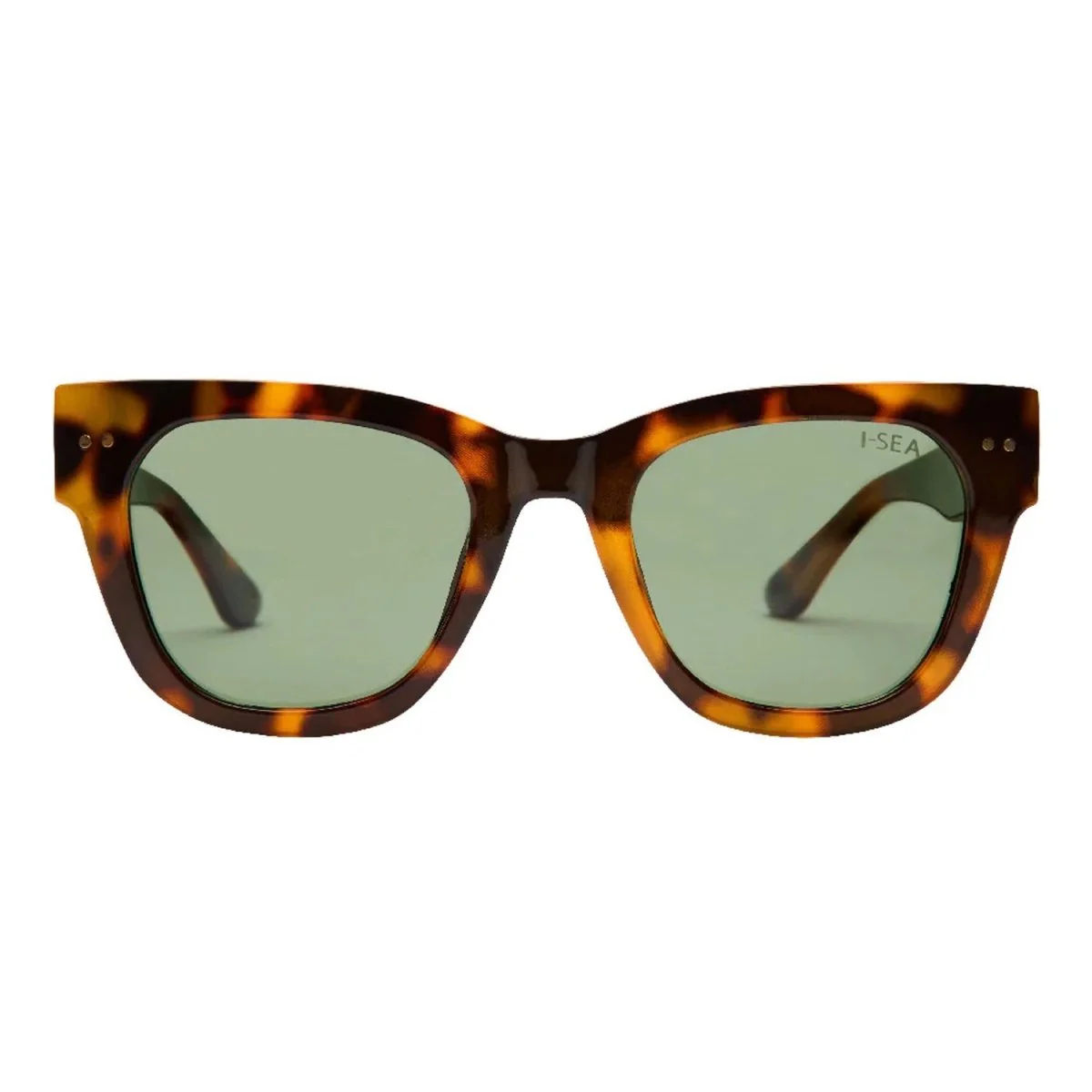 I-SEA Andie Sunglasses Tort/Green Polarized