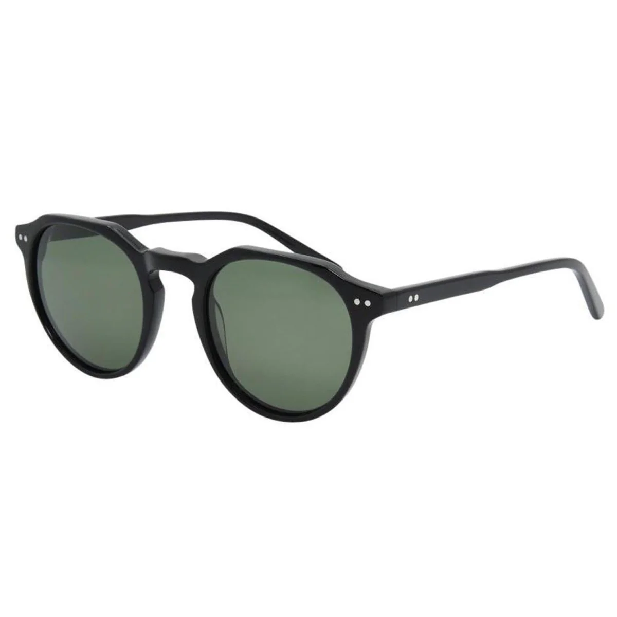 I-SEA Watty Sunglasses Black Acetate/Green Polarized