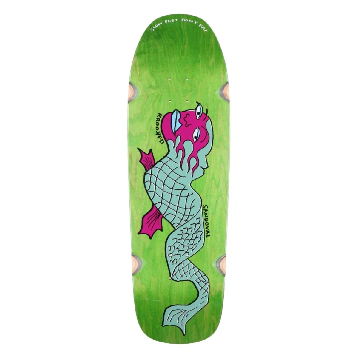 Krooked Sandoval Slow Feet Skate Deck 9.81"