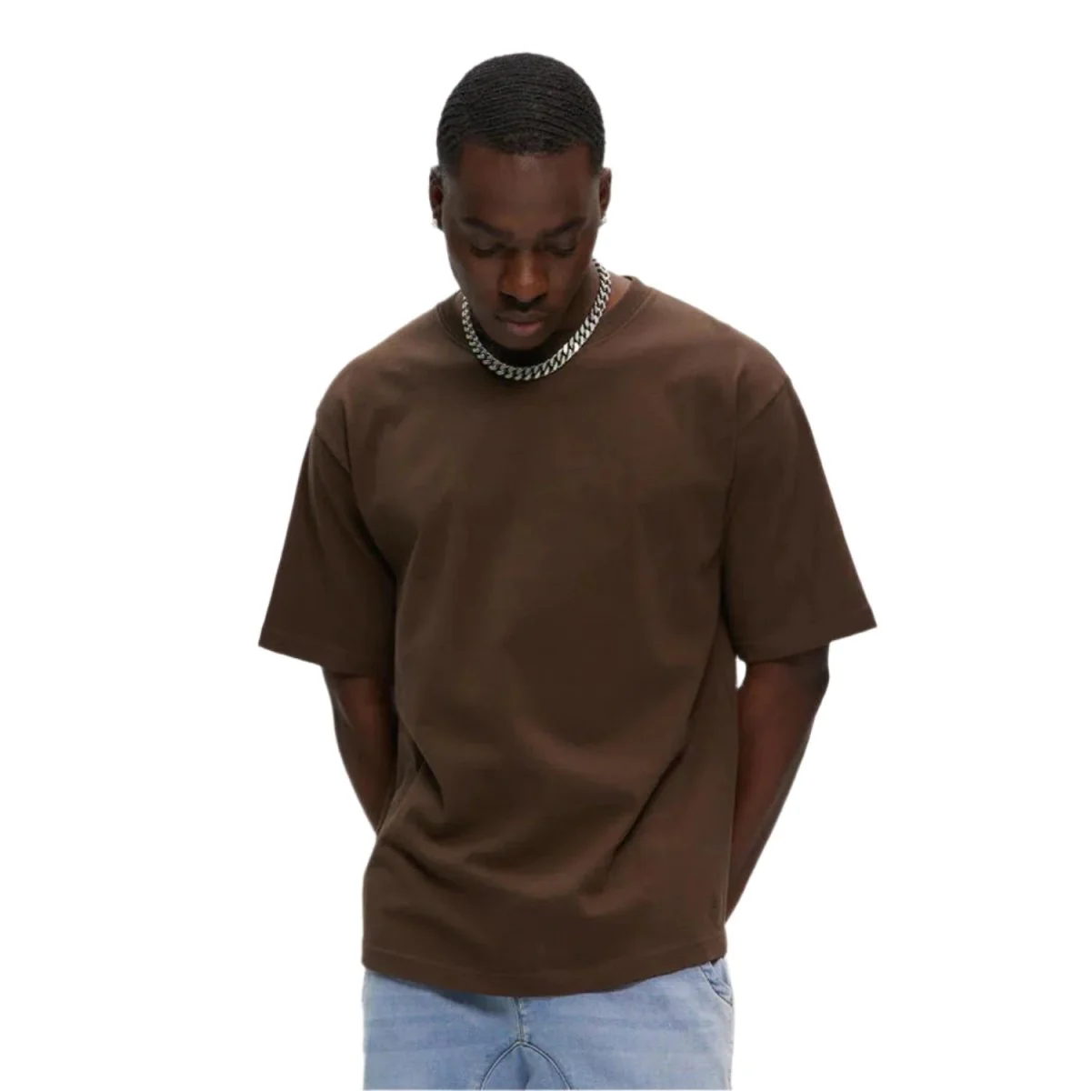 Kuwalla-Tee Eazy Scoop Box T-Shirt Brown