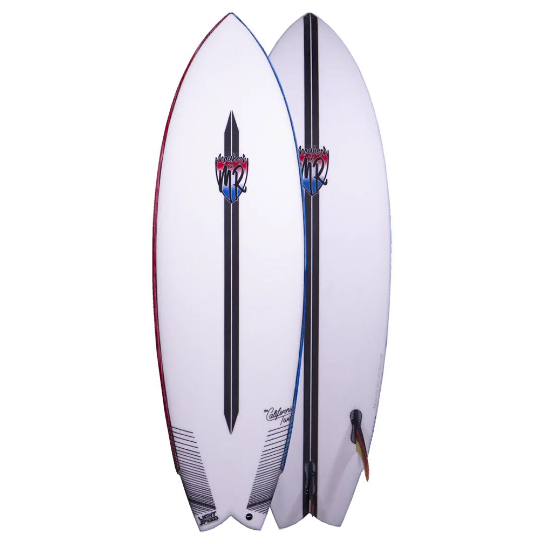 Lost MR x MB California Twin Surfboard Lite Speed FCS II 5'8"