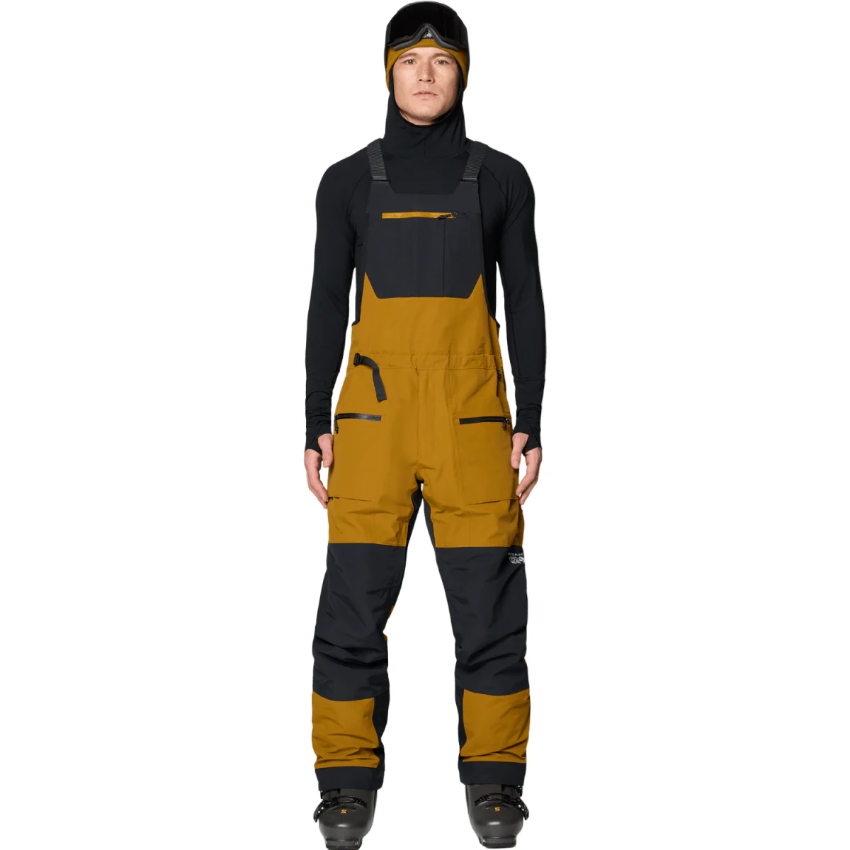Mountain Hardwear Men's First Tracks Bib 2026 Olive Gold/Black