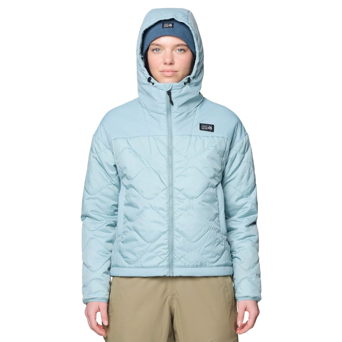 Mountain Hardwear Women's Après Pro Insulated Hooded Jacket 2026 Ice Shadow