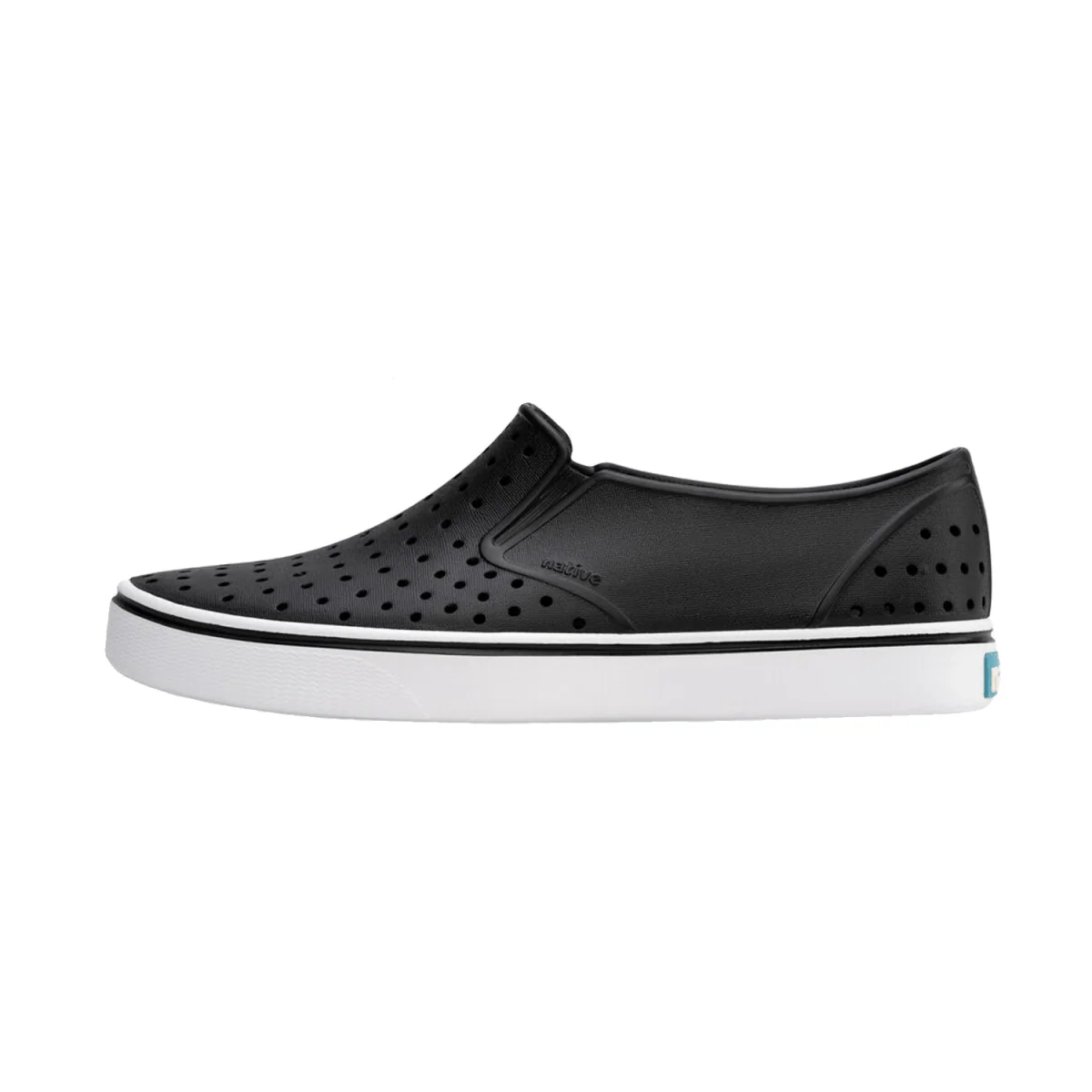 Native Miles Shoe Jiffy Black/Shell White